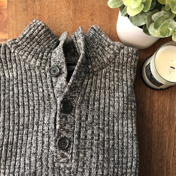 Bowen & Wright: Heather Grey Sweater - Picture 1 of 4